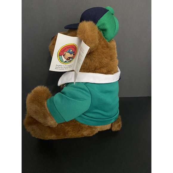 LANDS' END & GUND COACH PAUL BEAR LIMITED EDITION 1991 PLUSH WITH BOX VINTAGE - Picture 3 of 9